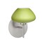 Besa Lighting Peri Mini Sconce, Chartreuse, Satin Nickel Finish, 1x5W LED 1SW-541035-LED-SN - alternate 1